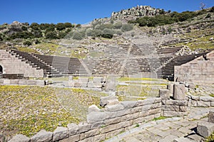 Assos Ancient City Drone shooting, Assos Behramkale, Canakkale Turkey.