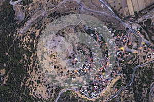 Assos Ancient City Drone shooting, Assos Behramkale, Canakkale Turkey.