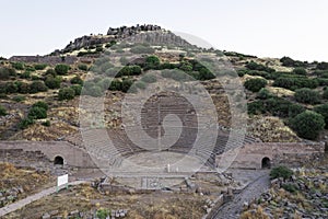 Assos Ancient City Drone shooting, Assos Behramkale, Canakkale Turkey.