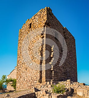 Assos Ancient City ruins in Behramkale. Canakkale, Turkey