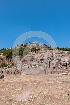 Assos, ancient Greek archeological site, today located in Behramkale, Turkey.