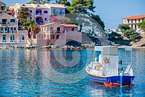 Assos beach in Kefalonia, Greece