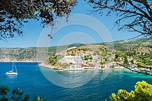 Assos on the Island of Kefalonia in Greece