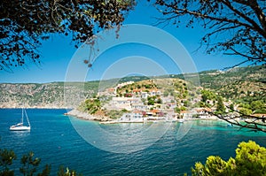 Assos on the Island of Kefalonia in Greece