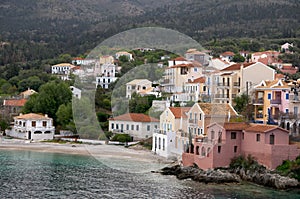 Assos village in Cephalonia photo