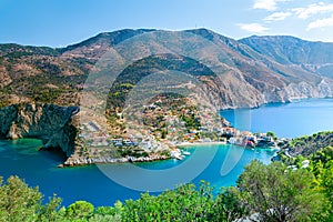 Assos village in Kefalonia