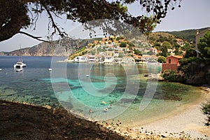 Assos village in Kefalonia photo