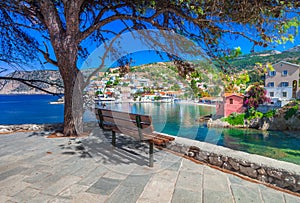 Assos village on Kefalonia island