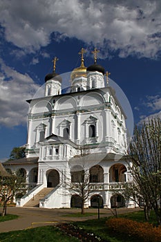 Assumption Cathedral in Joseph-Volokolamsk Monastery. Russia