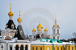 Assumption Cathedral in Kremlin in Dmitrov, Russia