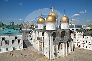 Assumption Cathedral in the Moscow Kremlin, Russia