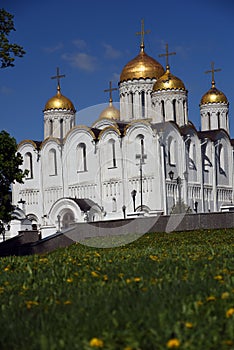 Assumption cathedral in Vladimir city, Russia.