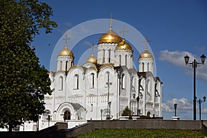 Assumption cathedral in Vladimir city, Russia.
