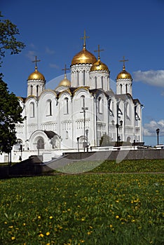 Assumption cathedral in Vladimir city, Russia.