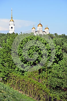 Assumption cathedral in Vladimir city, Russia.