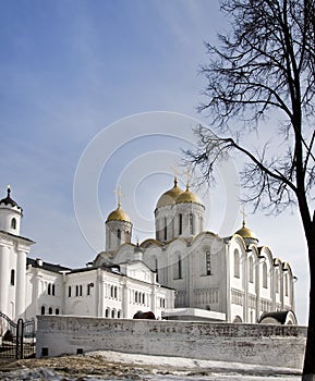 Assumption cathedral at Vladimir in winter photo