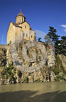 Assumption church in Metekhi. Tbilisi. Georgia