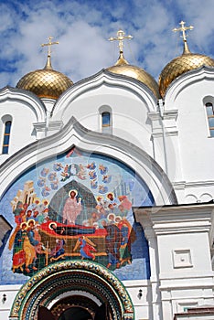 Assumption Church in Yaroslavl, Russia.