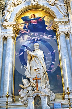 Assumption Lady Giordano Santa Maria della Salute Church Venice