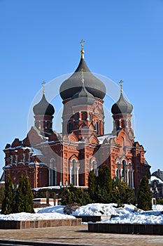 Dormition Cathedral in Tula city in Russia photo