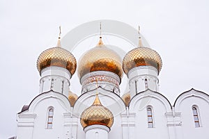 Assumption (Uspensky) Cathedral in Yaroslavl. Golden ring of Rus