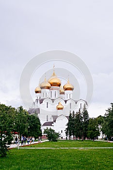 Assumption (Uspensky) Cathedral in Yaroslavl. Golden ring of Rus
