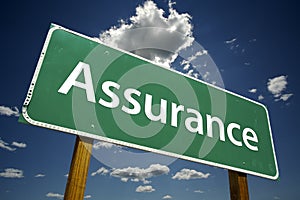 Assurance Road Sign