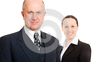 Assured smiley business people photo