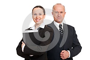 Assured smiley businesspeople photo