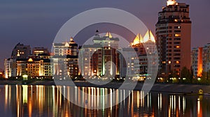 Astana city waterfront photo