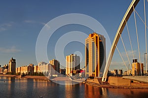 Astana city waterfront