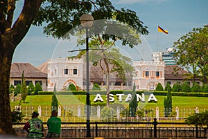 The Astana, or Governor`s Palace, located in Kuching in the Province of Sarawak, the island of Borneo and the country of Malaysia