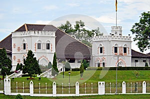 The Astana palace in Kuching, Sarawak, Borneo.