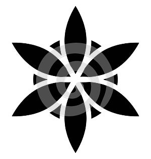 Aster Vector Icon which can easily modified or edit