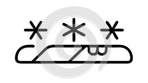 Asterisk Password Input Icon for Security Login, vector design Generative AI