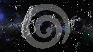 Asteroid belt, debris in the solar system