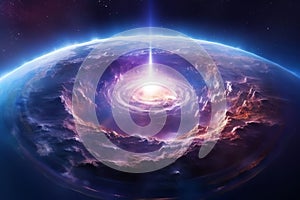 asteroid collision, AI generated