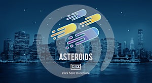 Asteroids Astronomy Exploration Nebular Concept