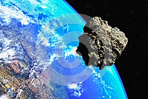 Asteroids on the way to planet earth