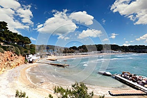 Astir Beach in Vouliagmeni of the Athenian Riviera, Greece