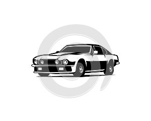 aston martin 1964. isolated logo, badge, emblem, icon,