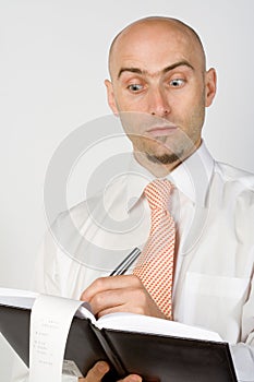 Astonished accountant