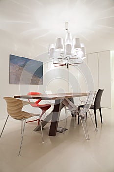 Astonishing contemporary dining room photo