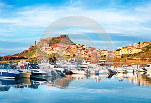 Astonishing view of Medieval town of Castelsardo