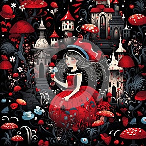 Astonishing wallpaper: Darkly reimagined iconic characters from timeless fairy tales