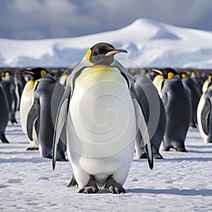 Astonishing Wallpaper: Majestic Parade of Emperor Penguins