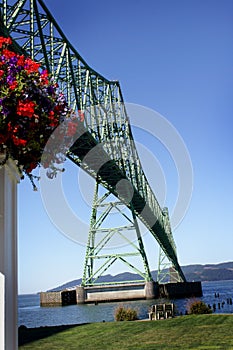 The Astoria Bridge & Flowers photo