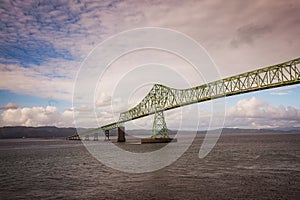 Astoria-Megler bridge across the Columbia River