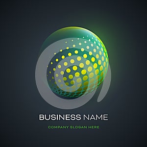 Astract sphere logo design