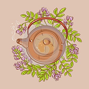 Astragalus tea illustration